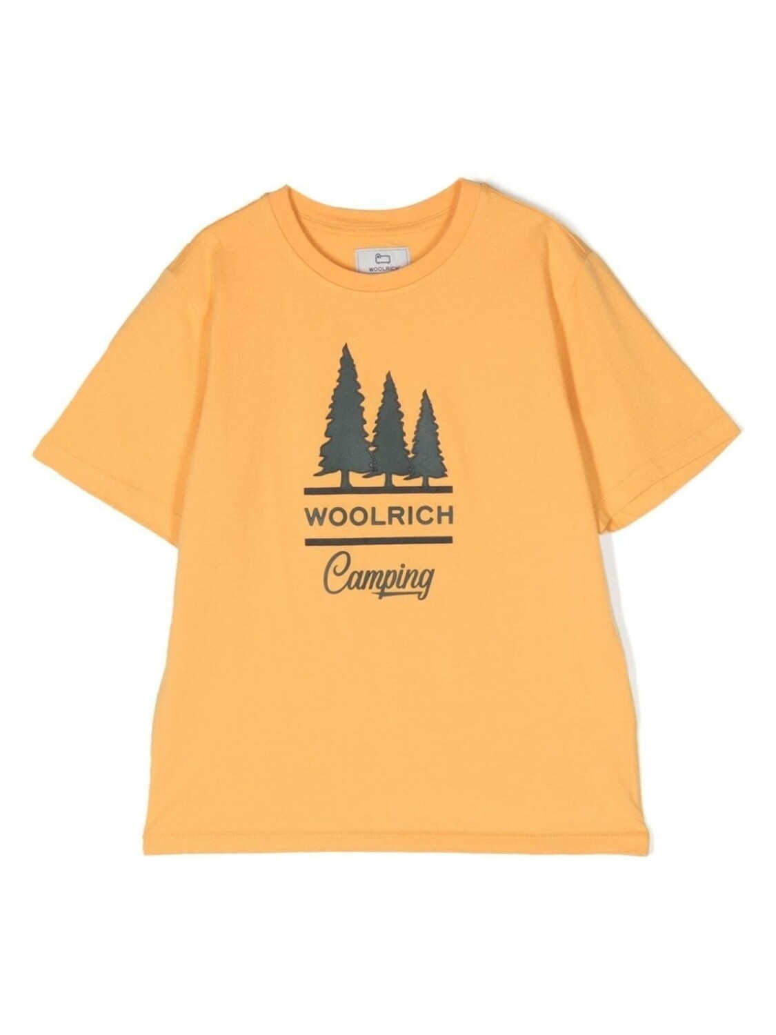 

Woolrich Kids футболка Road Trip с логотипом, желтый