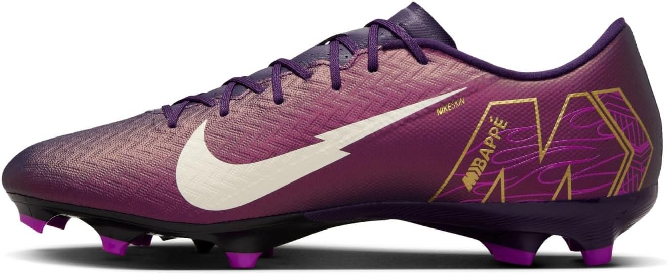 Низкие футбольные бутсы Nike Mercurial Vapor 16 Academy Kylian Mbappe MG (FQ8377-500, цвет Grand Purple/Pale Ivory), Grand Purple/Pale Ivory — фото 3