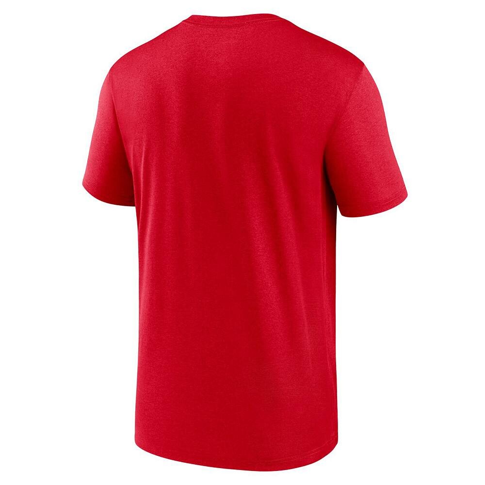 Мужская футболка Nike Scarlet Ohio State Buckeyes Primetime Legend Wordmark, цвет Osu Red — фото 4
