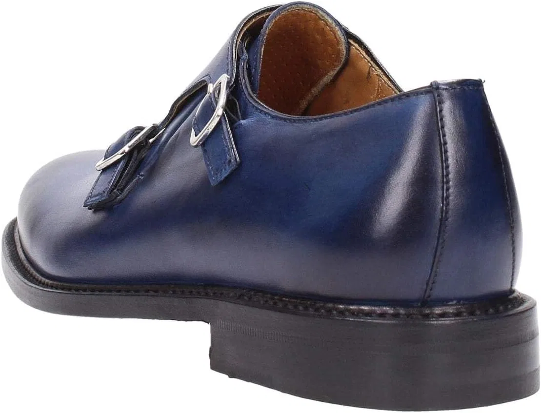 Туфли Berwick 1707 4335 Twin Buckle Man, Blue — фото 2