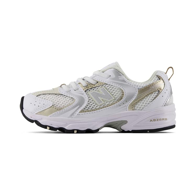 

530 сетчатые кроссовки New Balance, белый/желтый