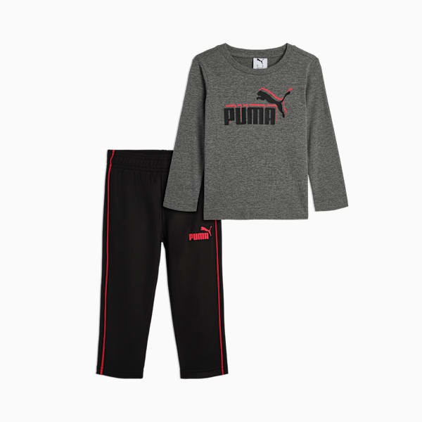 

Футболка с длинными рукавами и штаны для малышей Matching Sets Puma, серый
