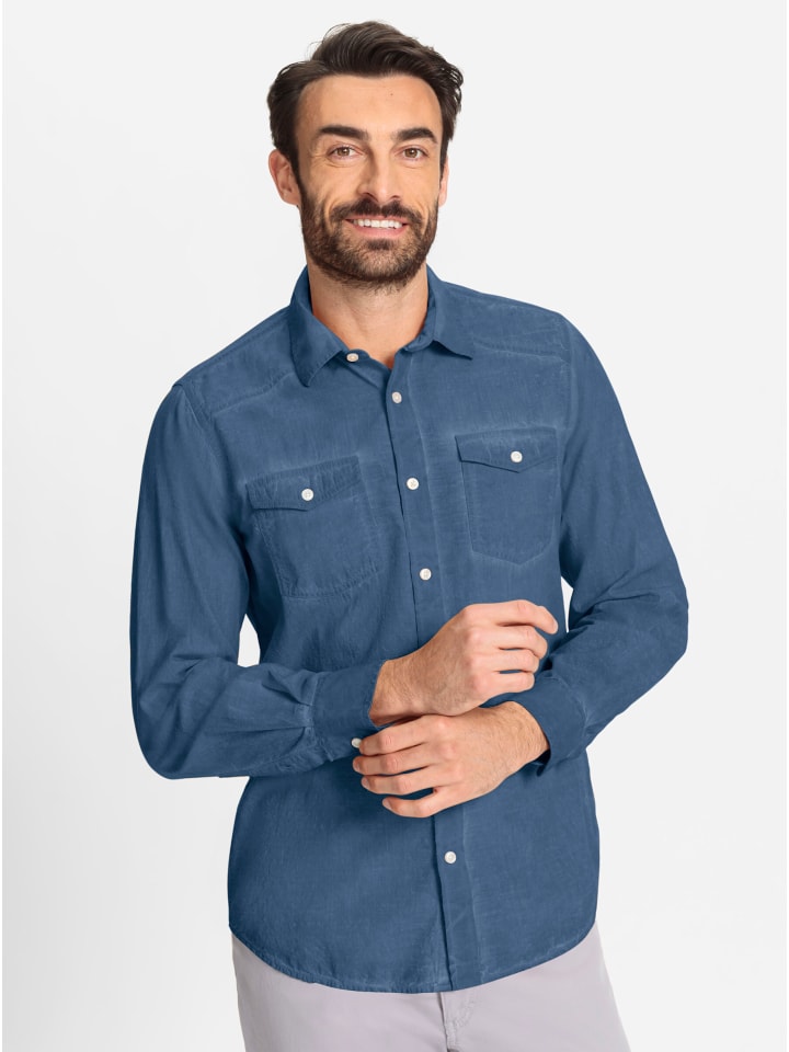 

Рубашка с длинными рукавами из джинсовой ткани синего цвета WITT WEIDEN