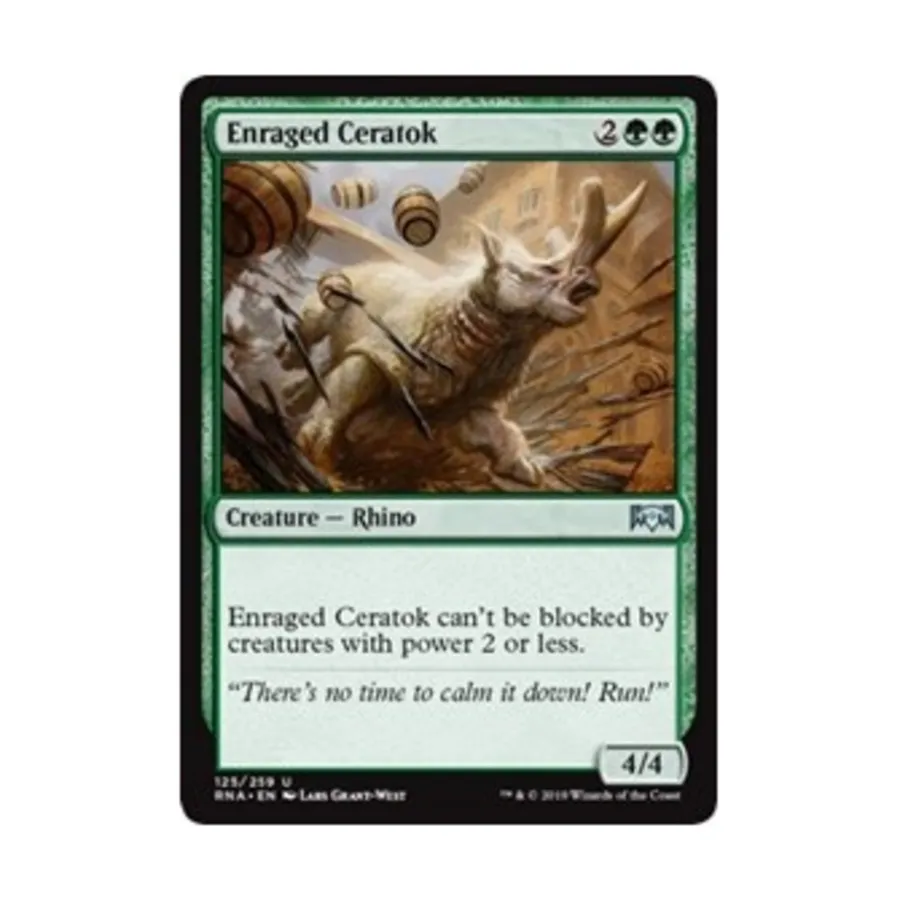 

CCG Разъяренный Цераток (U), MTG - Ravnica Allegiance
