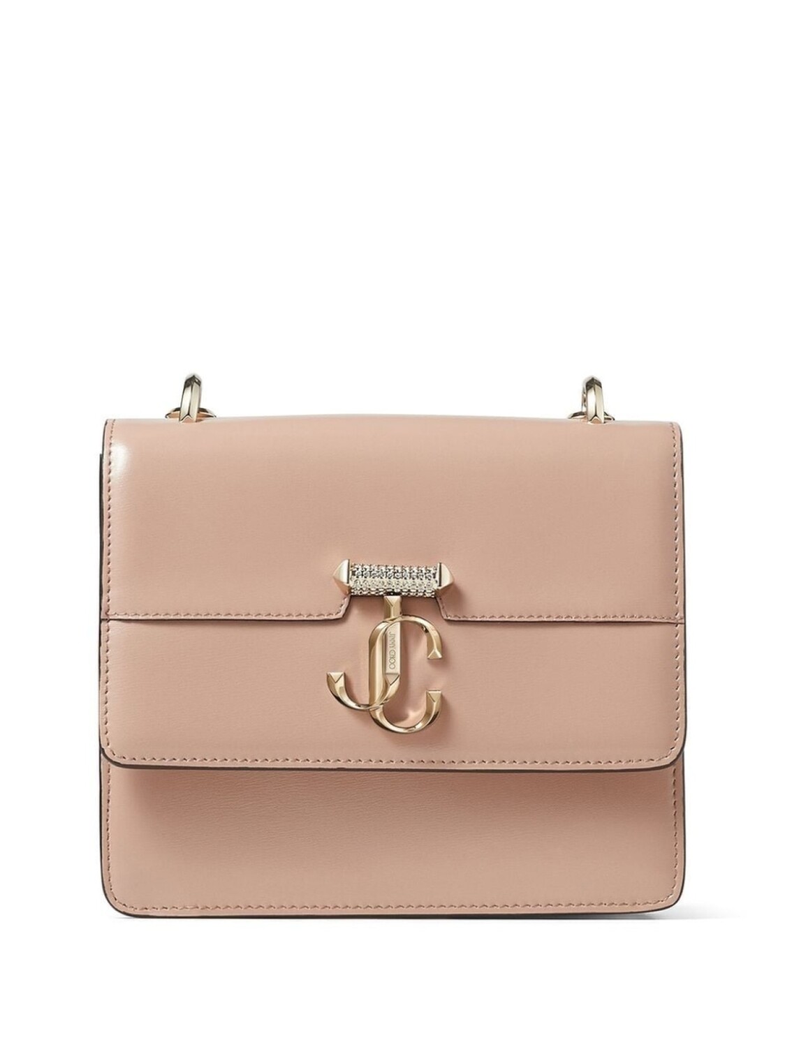 

Сумка на плечо Jimmy Choo Varenne Quad XS, розовый