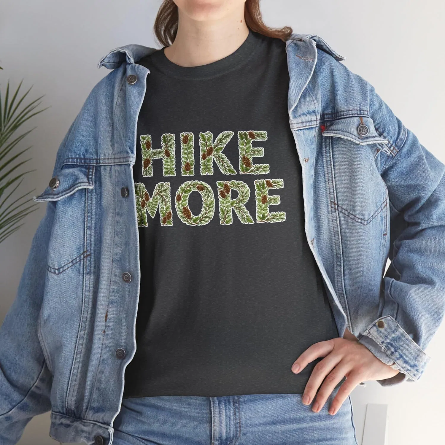Футболка с принтом Hike More, Dark Heather — фото 3