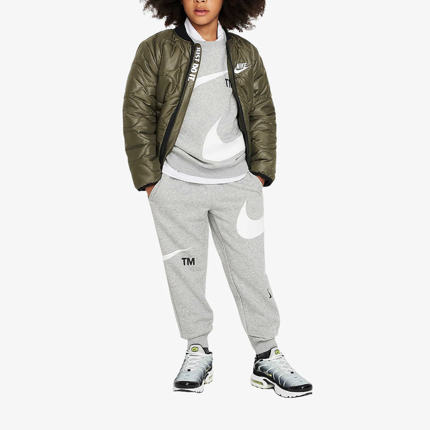 Детские брюки Moderate Nike, toned темно-серый — фото 4