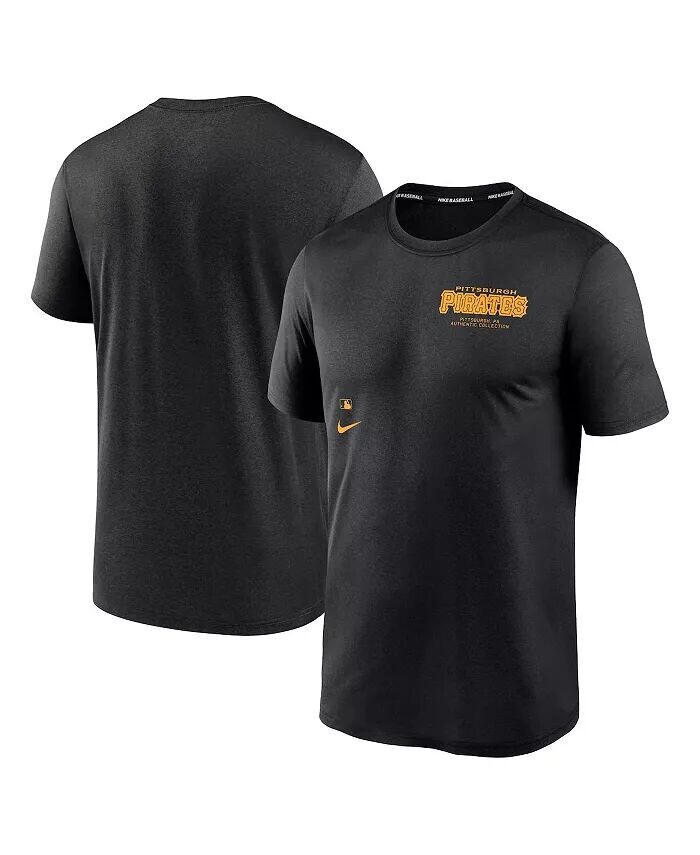 

Мужская черная футболка Pittsburgh Pirates Authentic Collection Early Work Tri-Blend Performance Nike