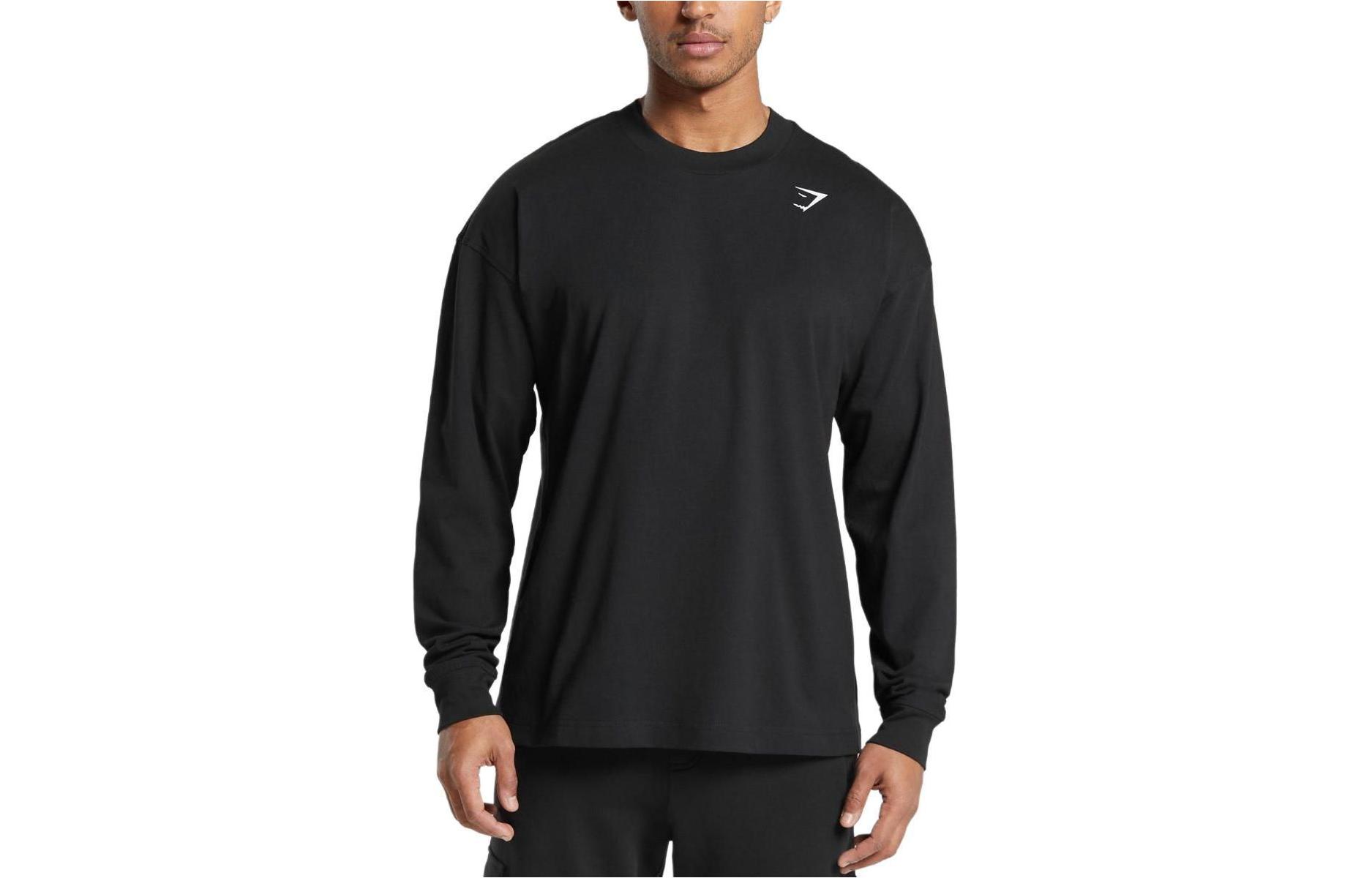 

Gymshark Мужская футболка с длинным рукавом в стиле вестерн, серая, Серый, Gymshark Мужская футболка с длинным рукавом в стиле вестерн, серая