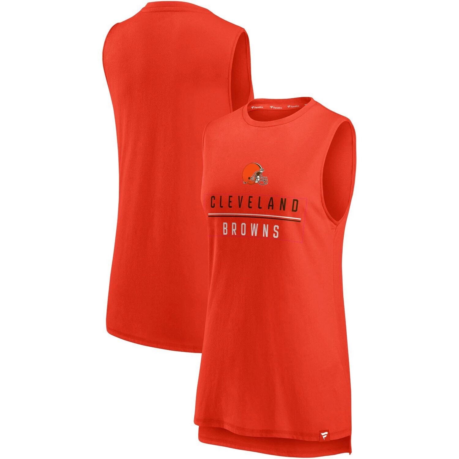 

Женская майка Fanatics Branded Orange Cleveland Browns True Contender Fanatics
