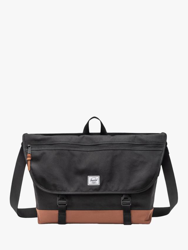 

Кросс-боди Cove Messenger Bag Herschel Supply Co., Black/Saddle Brown