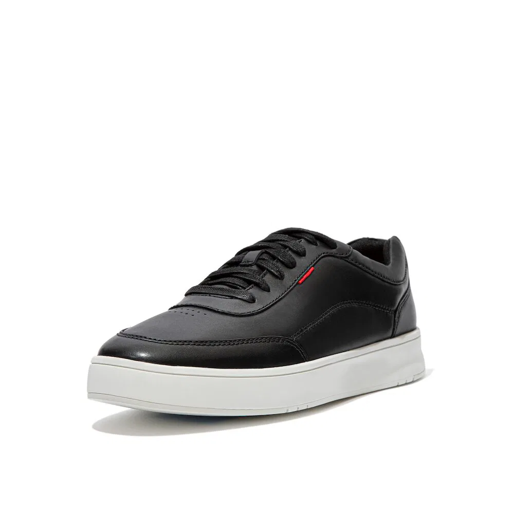 Мужские кожаные низкие кеды Rally X чёрные от Fitflop