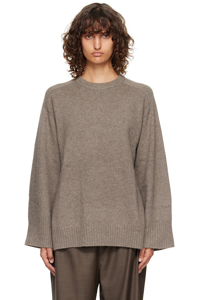 

Loulou De Saison Свитер из кашемировой смеси Safi LDS цвета тауп