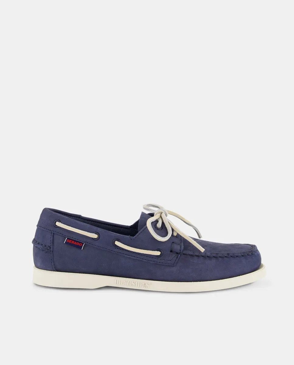 

Мужские морские туфли из нубука со шнурками Sebago, синий