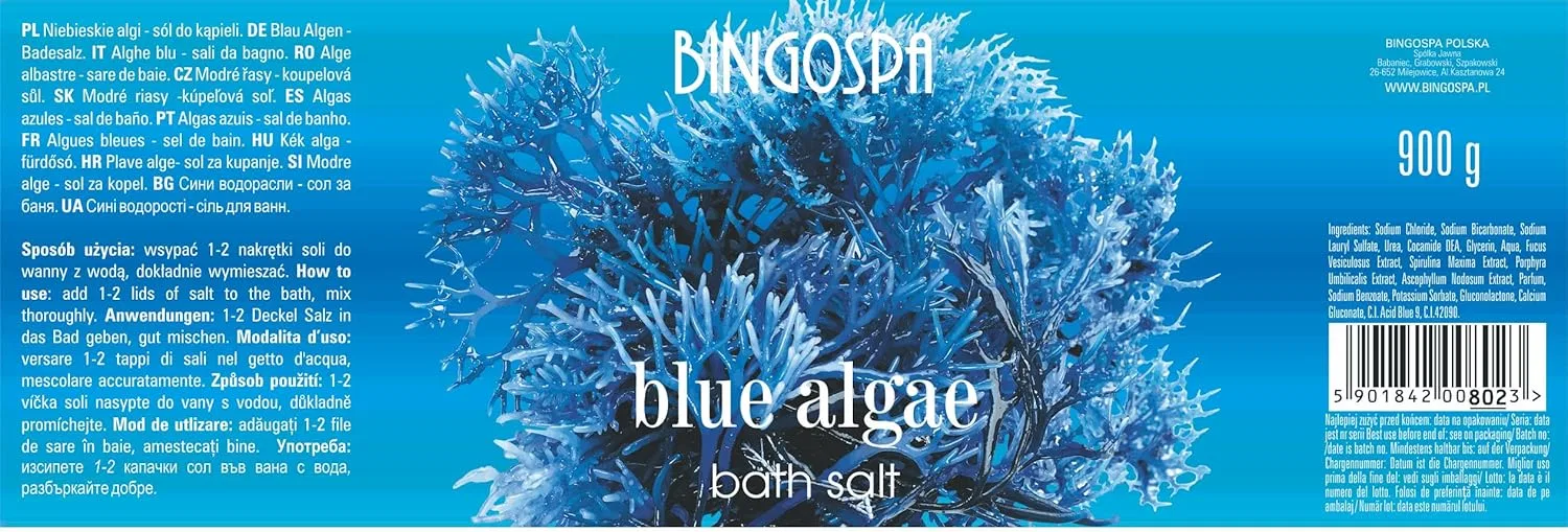 Соль для ванн с голубыми водорослями BINGOSPA Bingospa — фото 3