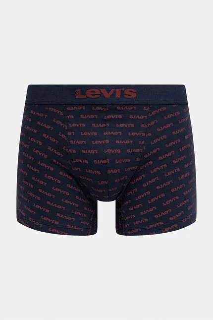 Боксеры из хлопка с эластаном 2 шт Levi's, синий — фото 2