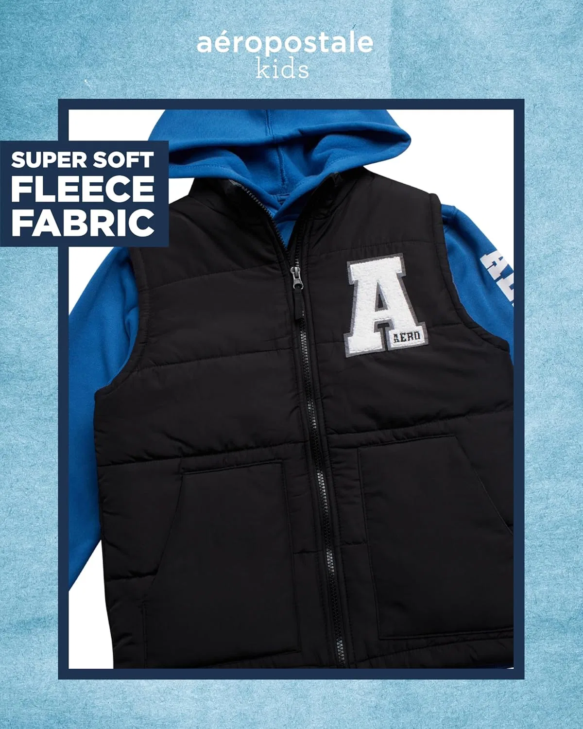 Детский спортивный костюм, 3 предмета, AEROPOSTALE, Black Delft — фото 3