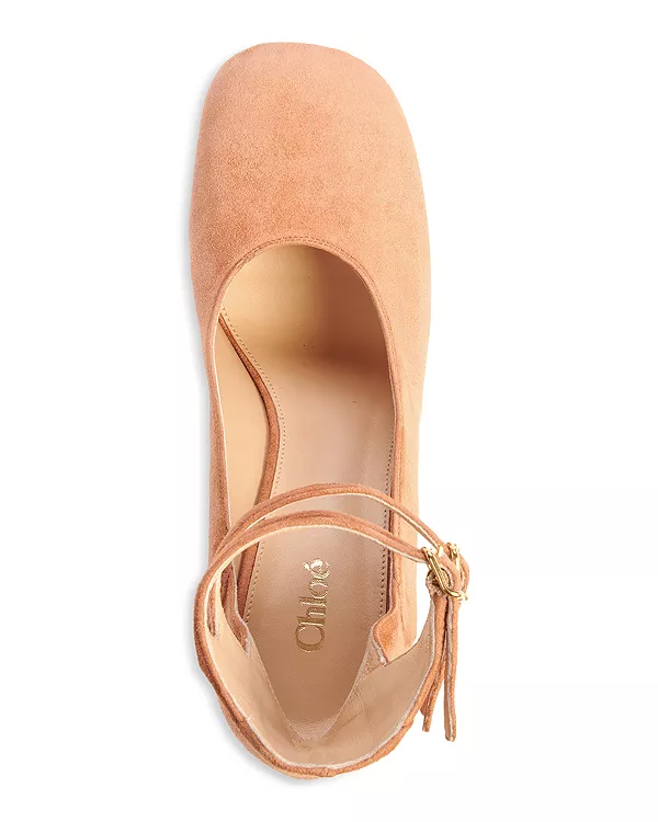 Женские туфли-лодочки Chloé, розовый — фото 4
