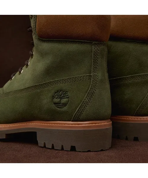 Ботинки водонепроницаемые Timberland Premium 6 дюймов оливковые — фото 3