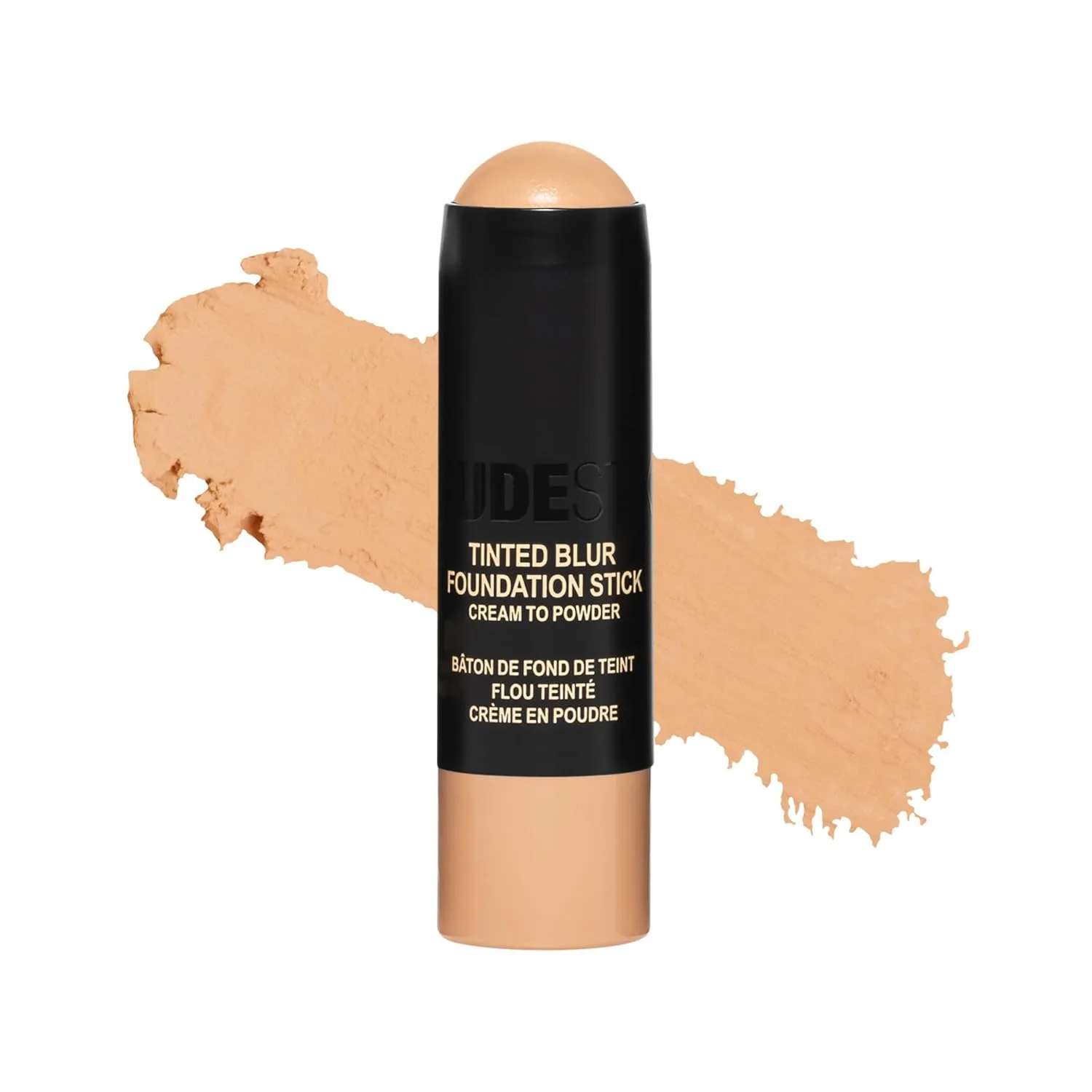 Тональный стик Nudestix Tinted Blur Foundation Stick - кремово-пудровая легкая текстура для маскировки пор, недостатков и мелких морщин | Естественный матовый финиш с светоотражающими пигментами, LIGHT 03