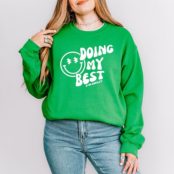 

Толстовка SWSmiley doing my best smiley face Simply Sage Market, Grass, Зеленый, Толстовка SWSmiley doing my best smiley face Simply Sage Market, Grass