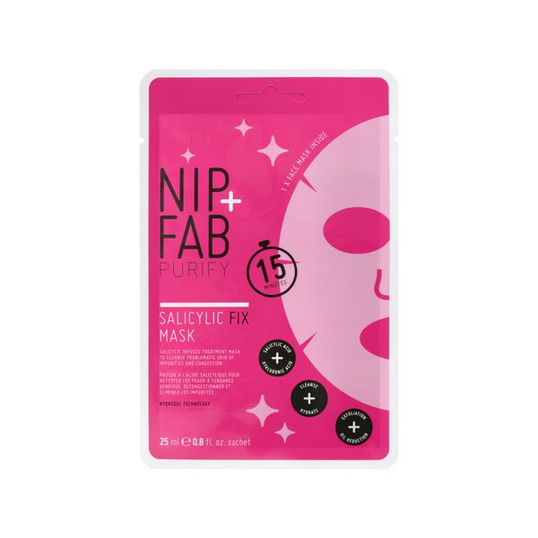 

Тканевая маска для лица с салициловой кислотой, 25 мл Nip+Fab