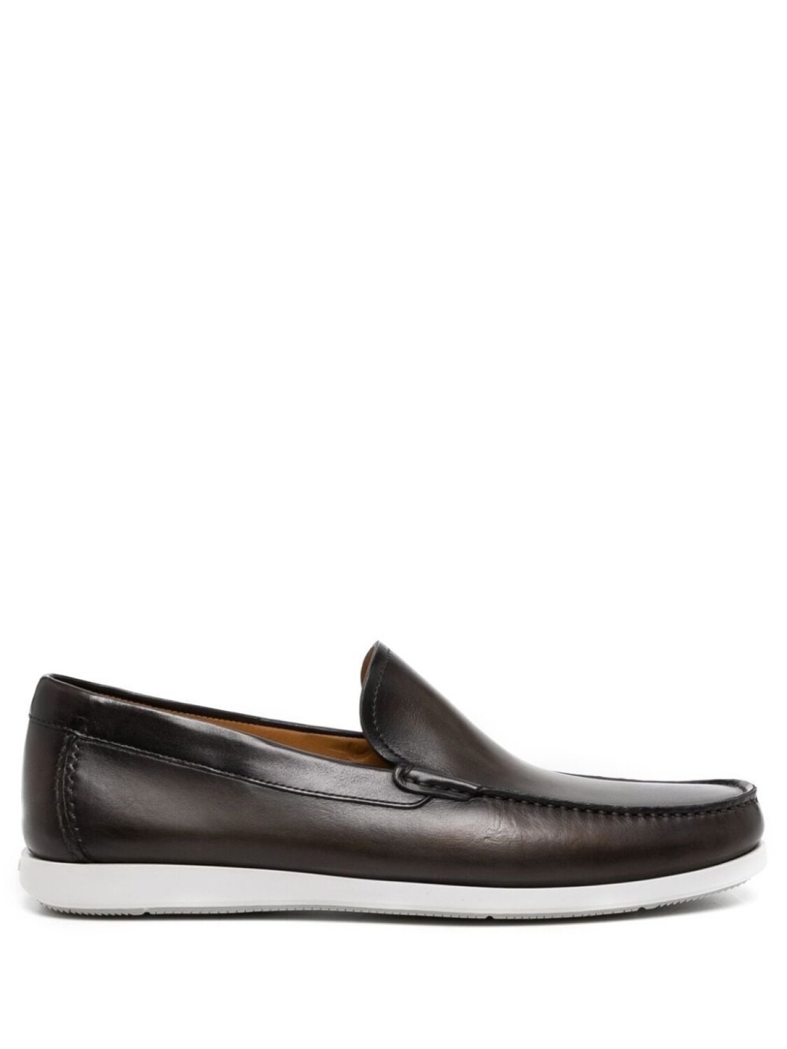 

Magnanni лоферы с закругленным носком, коричневый