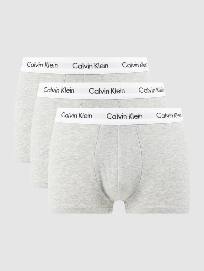 

Трусы в упаковке из 3 штук - короткие штанины Calvin Klein Underwear, светло-серый