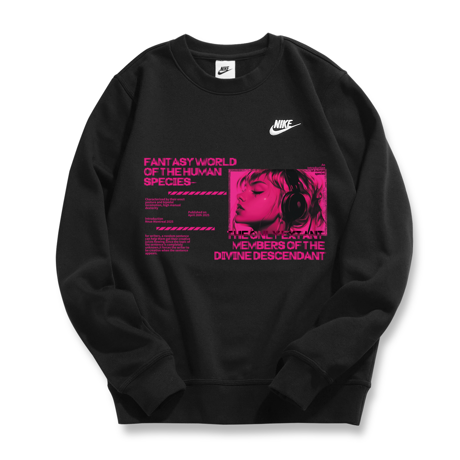 

Унисекс худи Nike черное