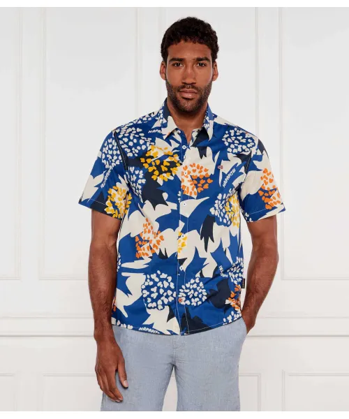

Рубашка G-ronge Loose fit Napapijri, синий