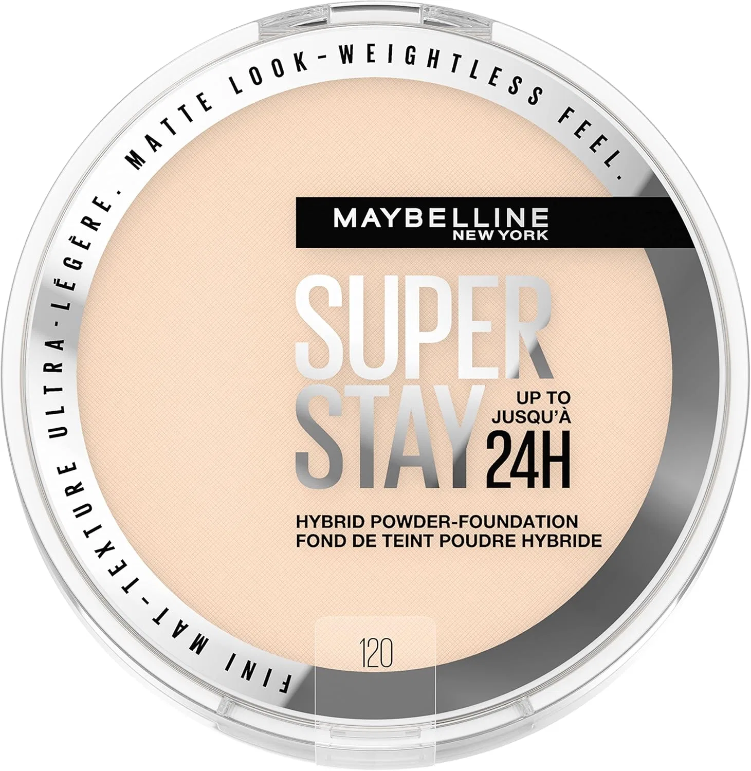 Тональная пудра Maybelline Super Stay 24HR Hybrid Powder Foundation 120