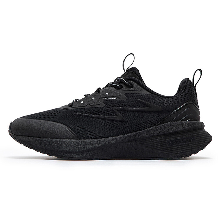 

Кроссовки Popping Foam для бега женские с низким верхом Obsidian Black/Silver White 361°