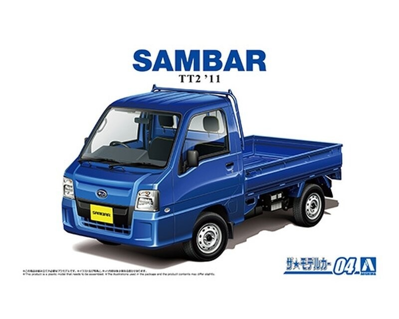 

Aoshima 05828 SUBARU TT2 SAMBAR TRUCK WR BLUE LIMITED '11 1/24