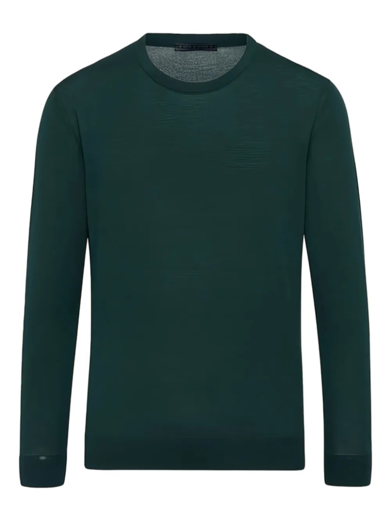 

Футболка Kiton с круглым вырезом и длинными рукавами, зеленый