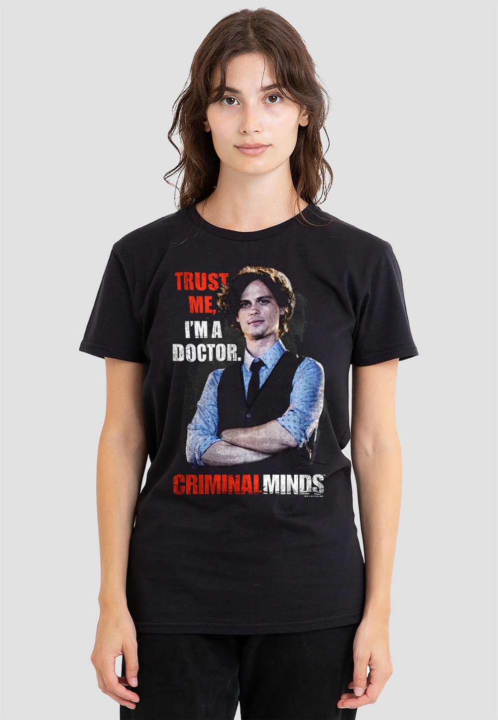 

Футболка с принтом CRIMINAL MINDS Cotton Soul, черный