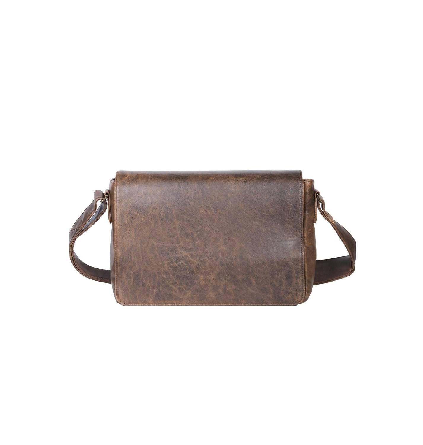 

Сумка-мессенджер для ноутбука Arosquadron из овчины унисекс, цвет орех Scully, Walnut