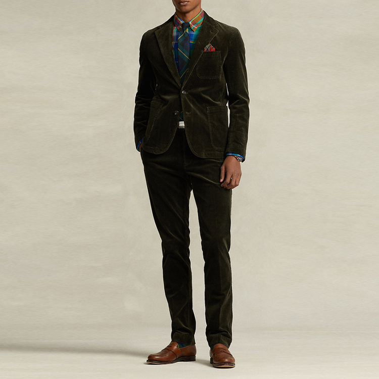 Polo Ralph Lauren Костюм деловой мужской зеленый, Green — фото 4