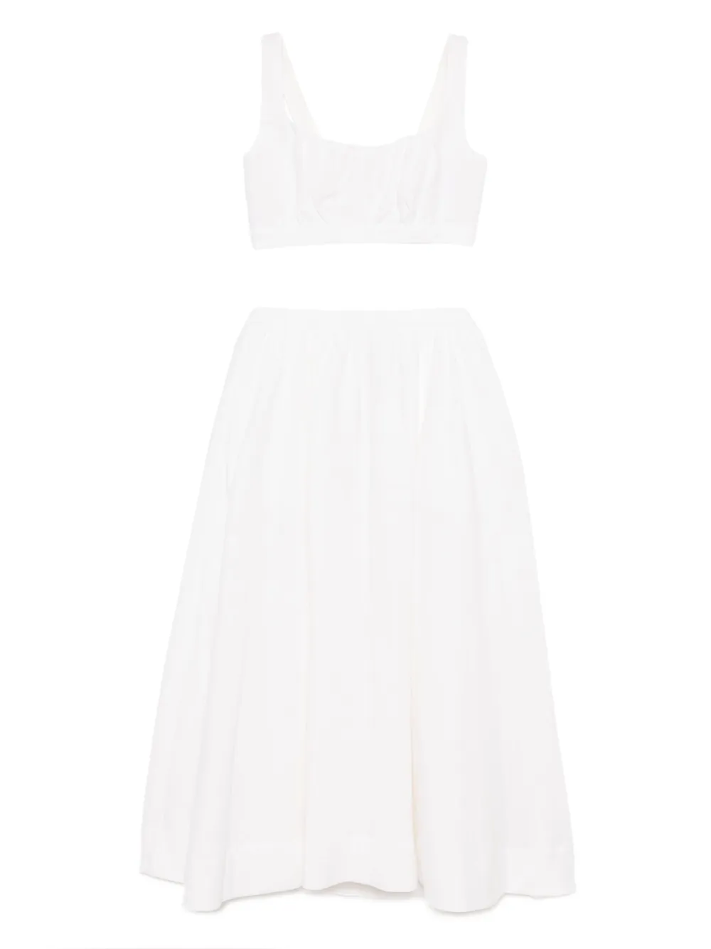 

Льняной костюм-двойка Shannon Reformation, белый