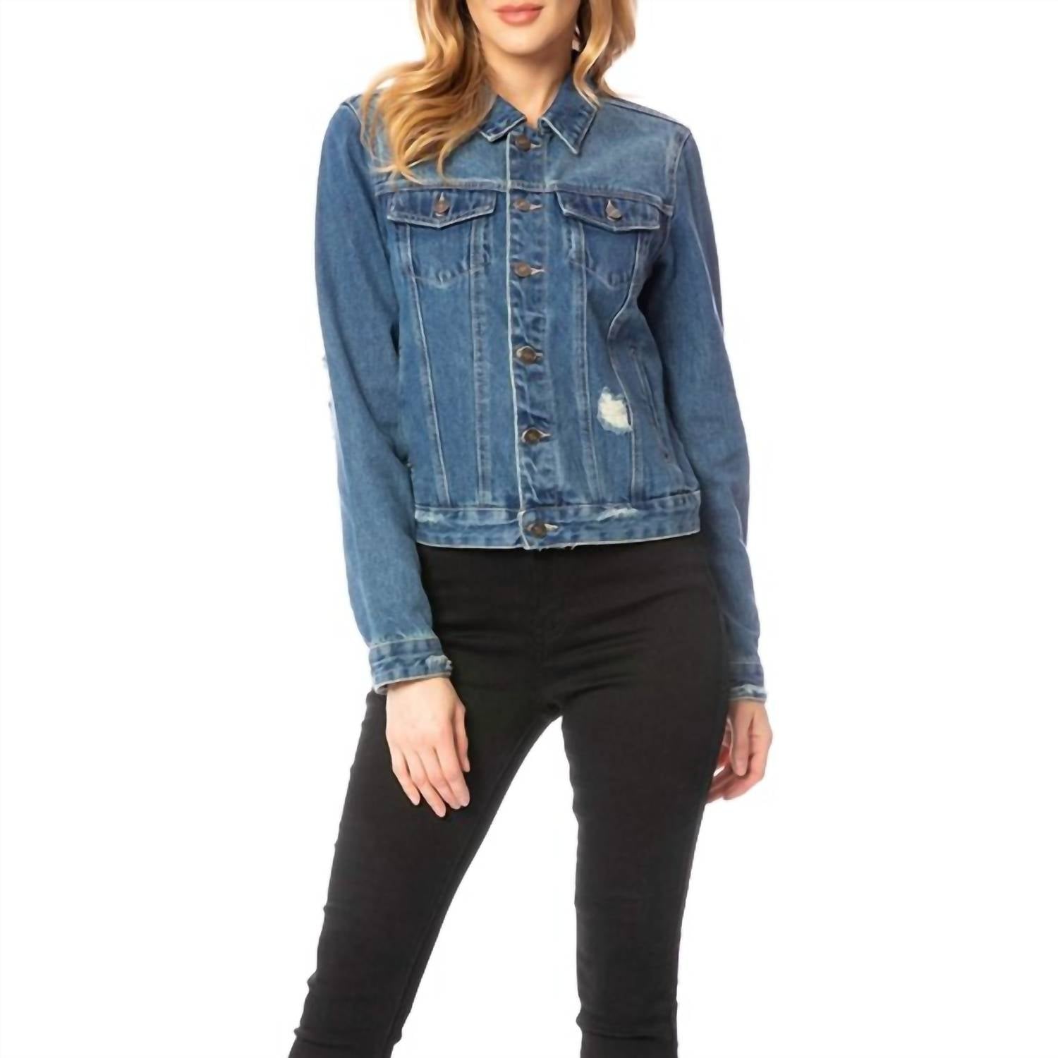 

Женская джинсовая куртка KanCan, цвет denim