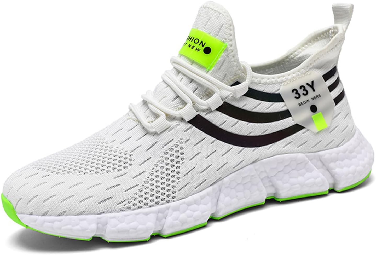 

Мужские легкие дышащие кроссовки для бега с амортизацией Abborora, белый