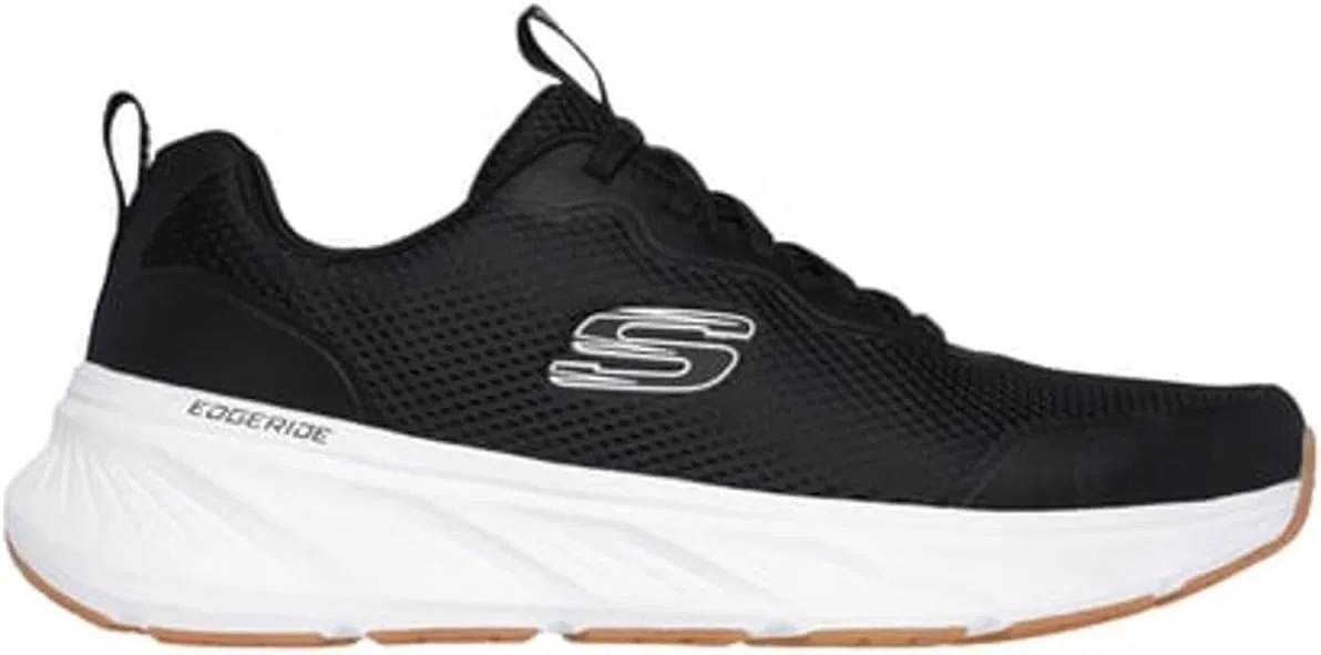 Мужские кроссовки Skechers, модель 232835, Black Mesh Tpu White Trim — фото 4