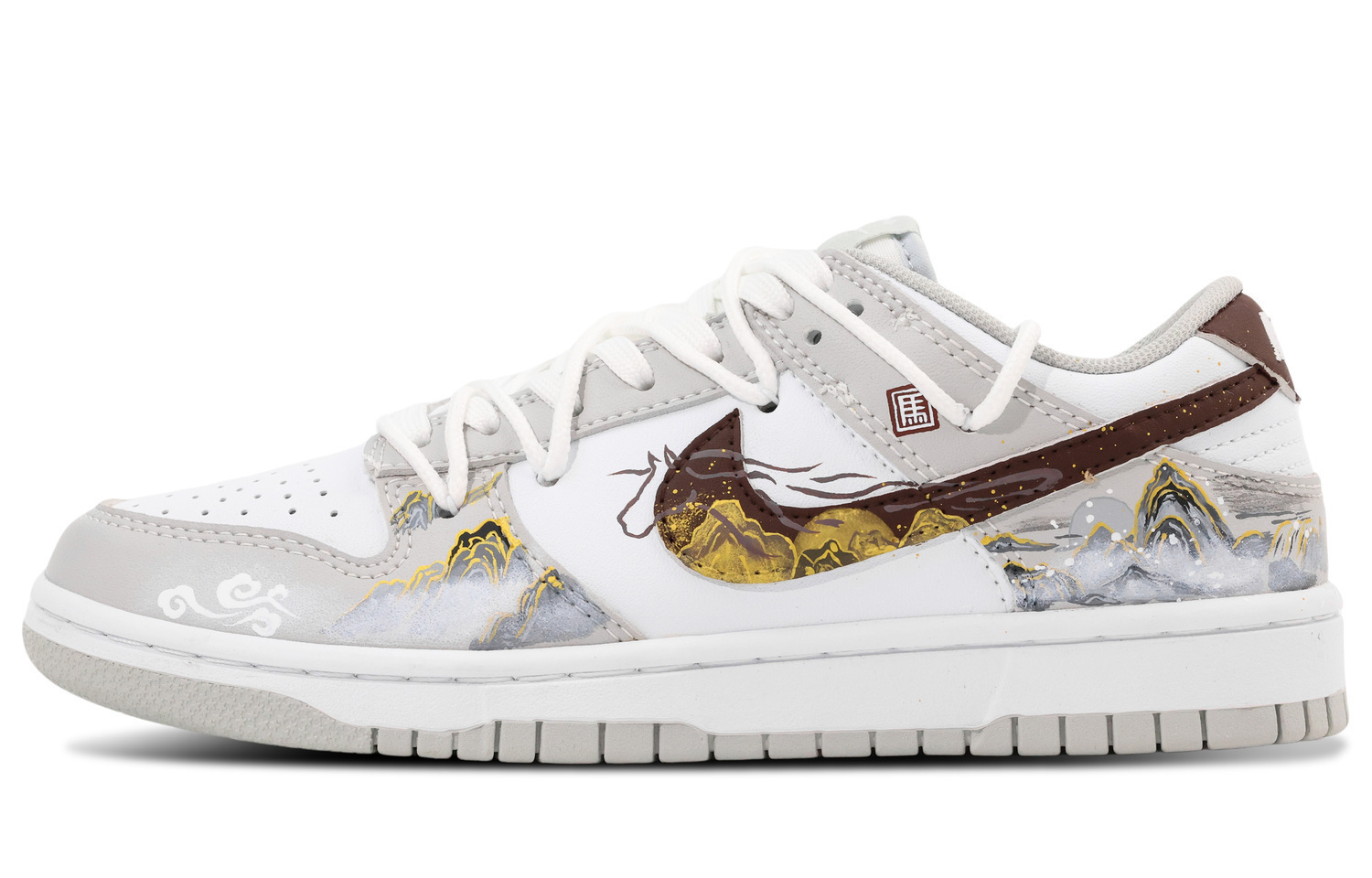 

Кроссовки для скейтбординга Dunk Chasing The Moon Across The Mountains, унисекс Nike, белый