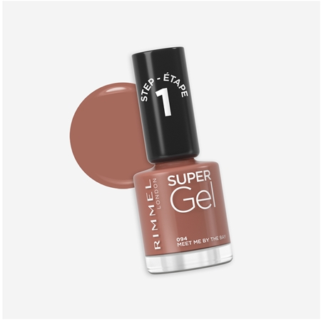 Гибридный лак для ногтей без использования уф/светодиодной лампы Rimmel Super Gel, 094 Meet Me By The Bay 12 ml — фото 4