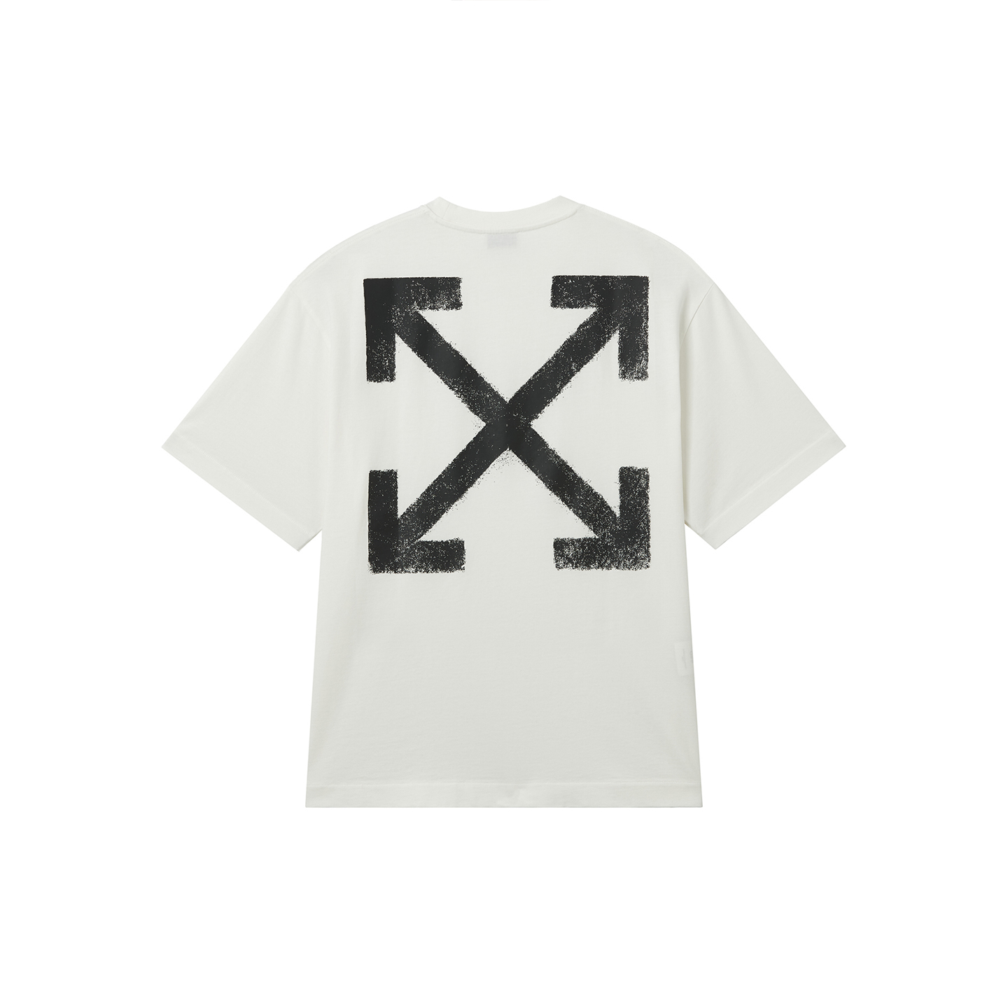 OFF-WHITE Футболка OFF WHITE унисекс с круглым вырезом, средней плотности — фото 2