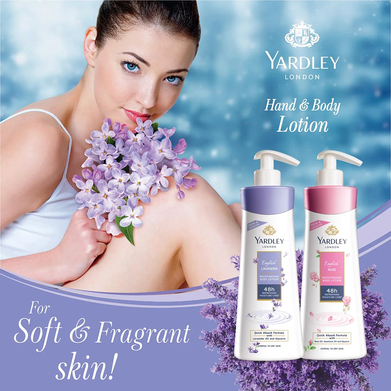 Женский лосьон для рук и тела Yardley London English Lavender, 400 мл Yardley London — фото 4