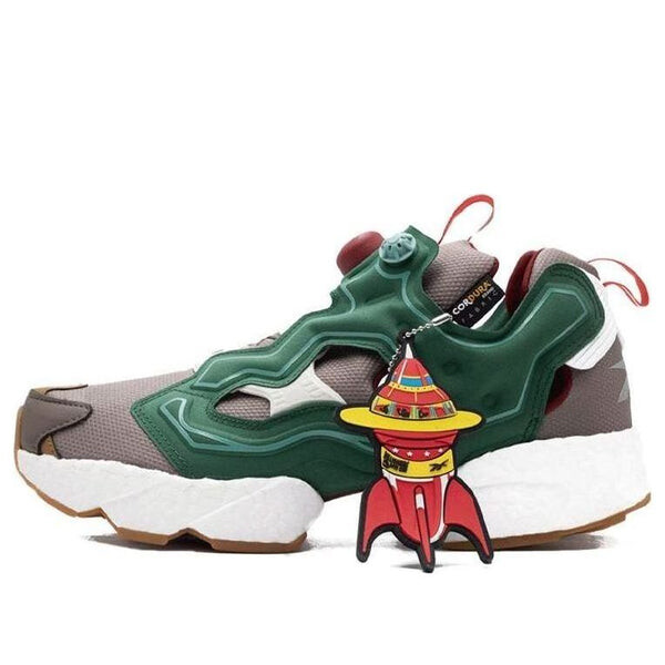 

Кроссовки billionaire boys club x instapump fury boost 'earth' Reebok, зеленый