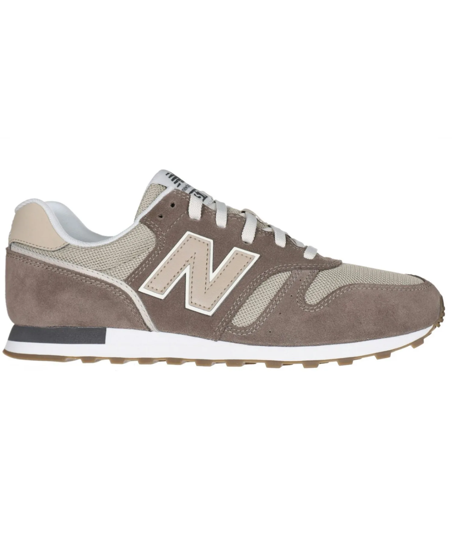 Унисекс кроссовки из замши New Balance 373 коричневые — фото 2