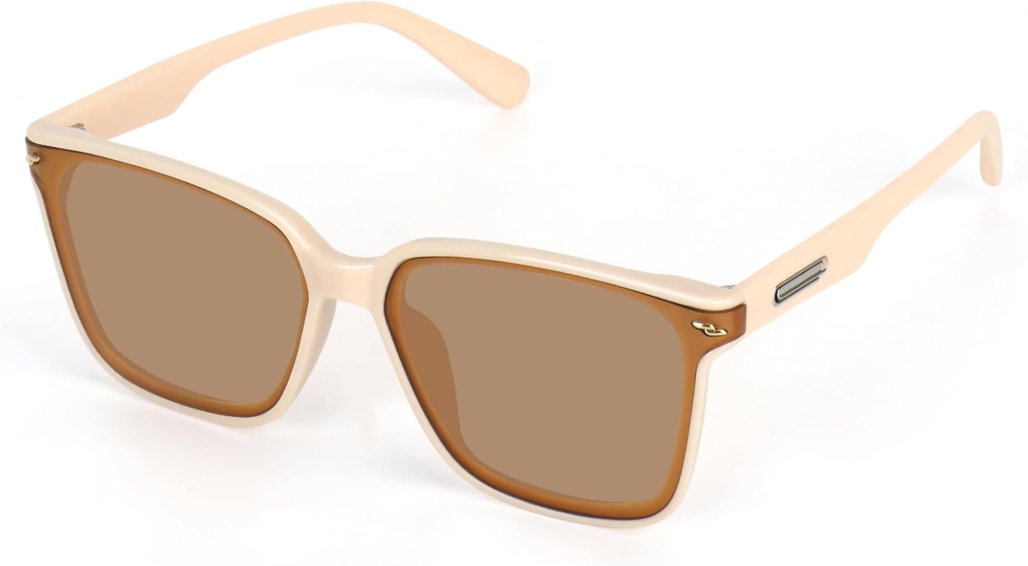 

Солнцезащитные очки RayLove для женщин и мужчин, поляризованные солнцезащитные очки, модные ретро-очки, защита от УФ-излучения, классические солнцезащитные очки, Beige Frame