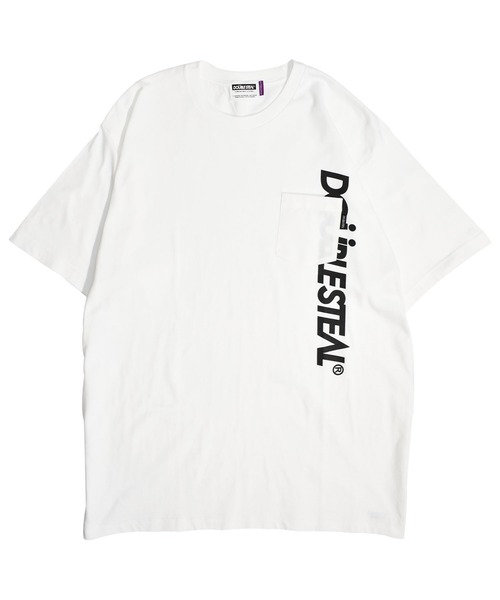 

Футболка с прямым кроем, логотип DOUBLE STEAL, белая