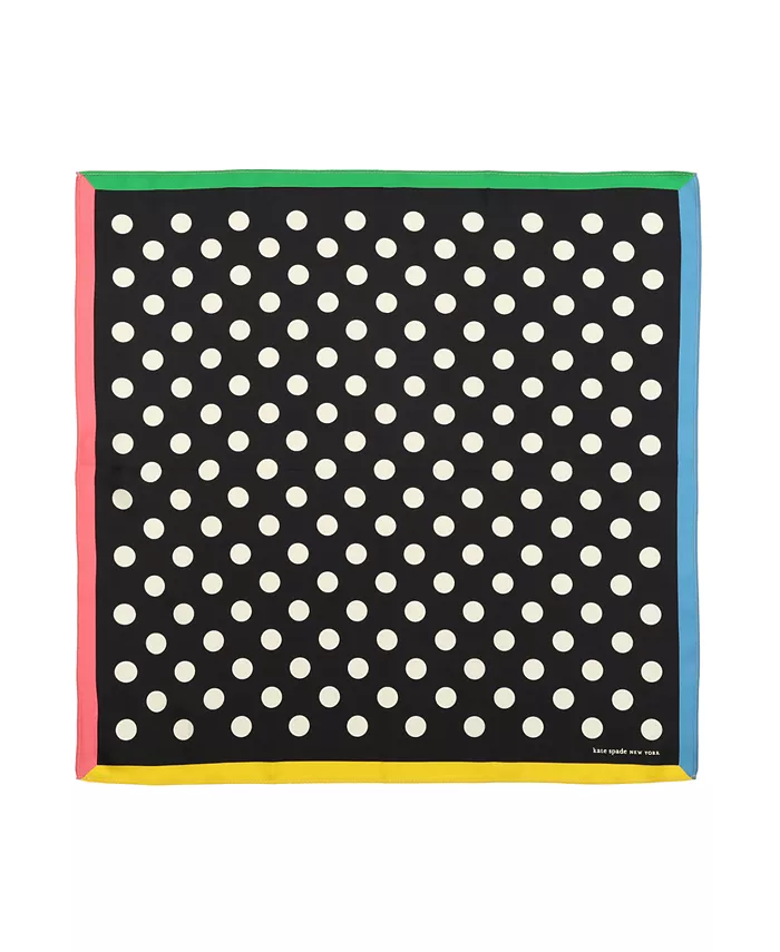 

Женский легкий шелковый платок-бандана Breezy Dot kate spade new york, мультиколор